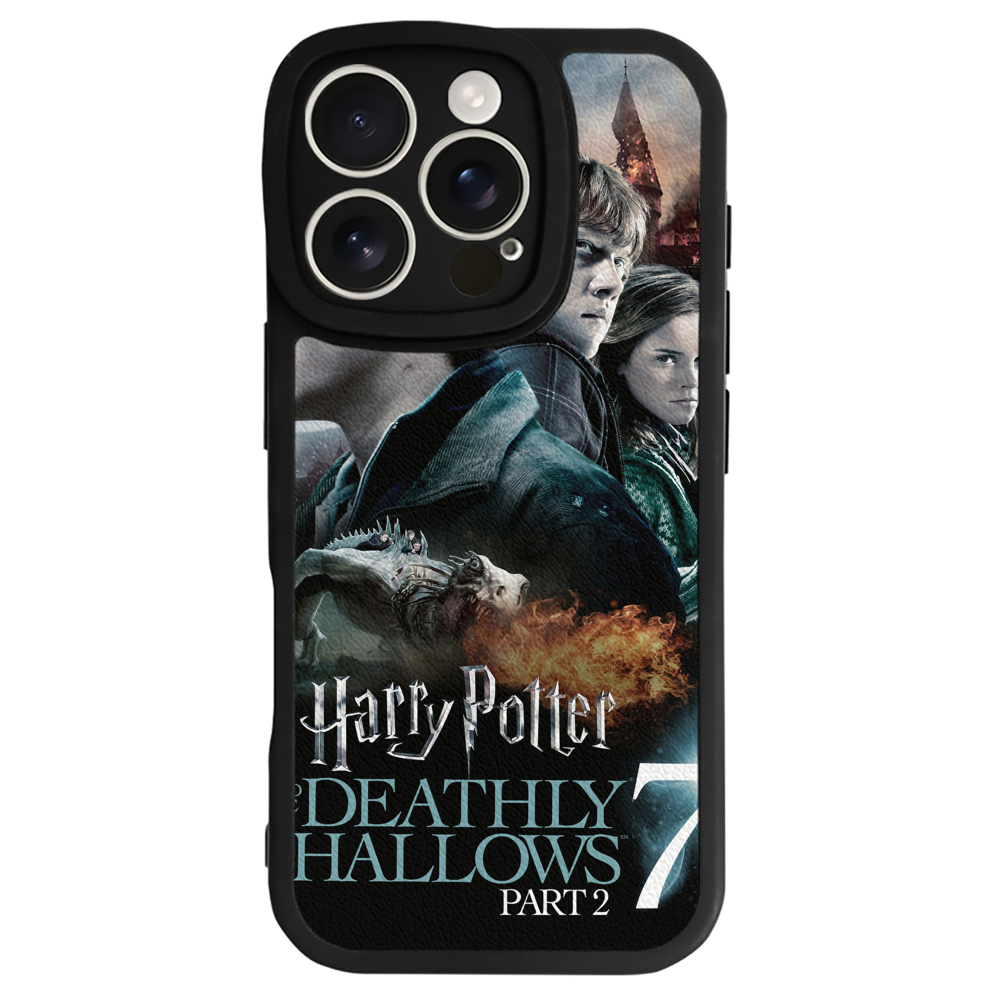 （画像用） Harry Potter ハリー・ポッターシリーズ 【iPhone 16シリーズ対応】シリコンスマホケース（レザー調） 材質：シリコン